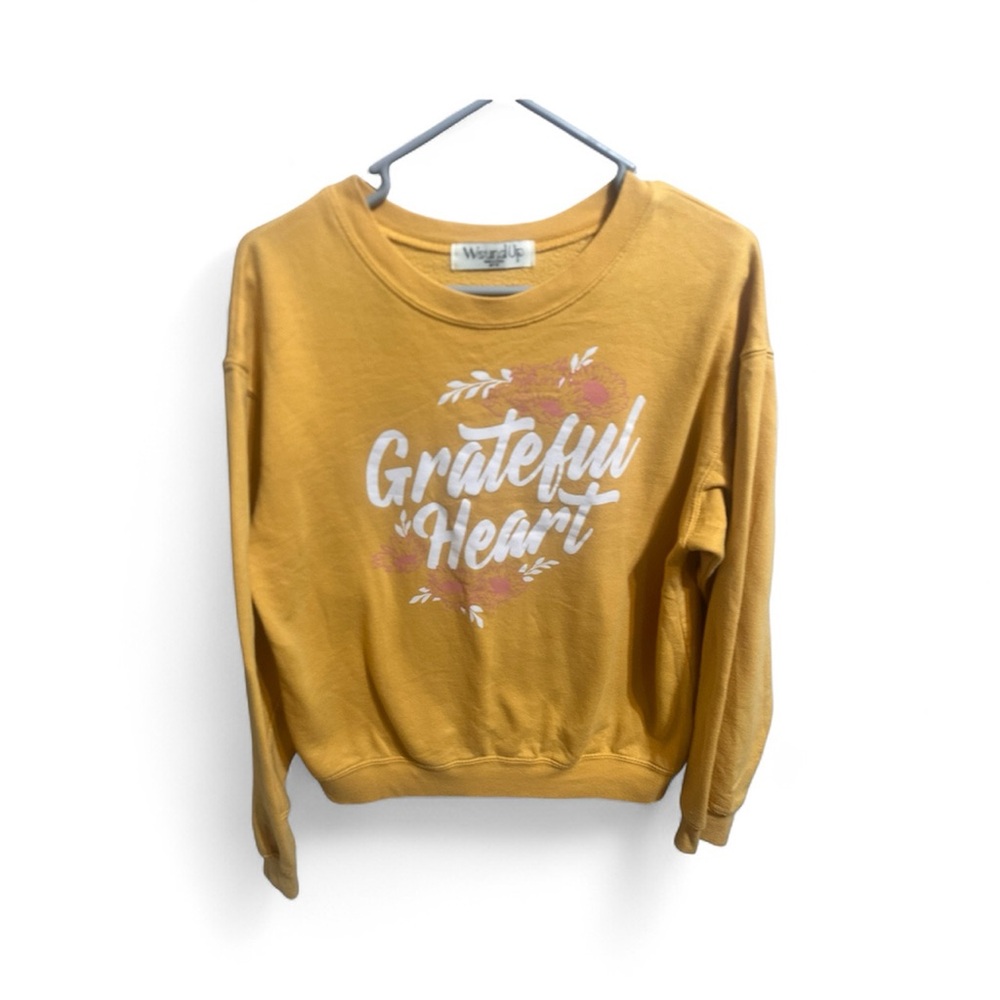 Wound Up Mustard Sweatshirt
